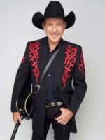 A Nashville Christmas Carol Kix Brooks Embroidered Black Coat