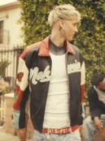 American Jacket Rapper Machine Gun Kelly BMXXing Leather