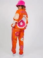 Dunkings Boston Super Bowl 2024 Orange Tracksuit