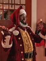 Lil Rel Howery Movie Dashing Through the Snow Santa Claus Coat