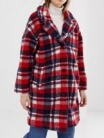 Johanne Home For Christmas Ida Elise Broch Wool-Blend Check Jacket