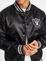 Buy Las Vegas Raiders NFL Black Varsity Jacket