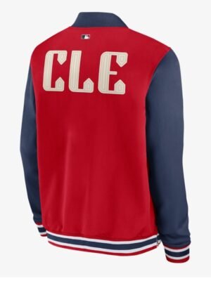 Cleveland Guardians MLB Full-Zip Bomber Jacket