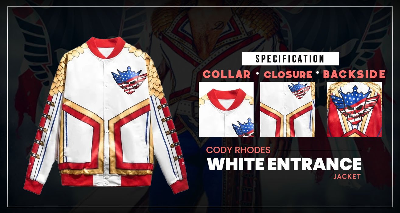 Cody Rhodes White Entrance Jacket Info