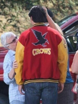 Smallville S1 Eric Johnson Crow Letterman Jacket