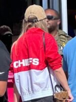 Kansas City Taylor Swift Chiefs Red & White Jacket