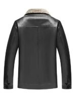 Men's Fur Faux Leather Jacket