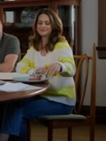 The Magic of Lemon Drops 2024 Lyndsy Fonseca Striped Cardigan