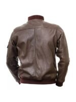 Mens Vintage Slim Fit Bomber Aviator Jacket