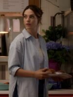 2024 Movie The Magic of Lemon Drops Lyndsy Fonseca Striped Shirt