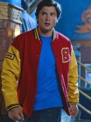 Johnson Smallville Whitney Fordman Crows Letterman Jacket