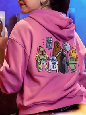 Star Wars Artist Series Pink Hoodie