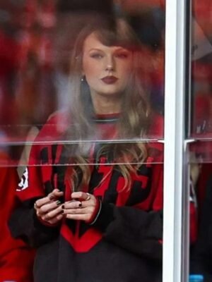 Kansas City Chiefs Taylor Swift’s Vintage ’90s Red_Black Chiefs Sweatshirt