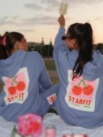 Starfit Cherry Bomb Pullover Hoodie