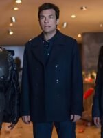 Josh Parker Office Christmas Party Jason Bateman Black Trench Coat