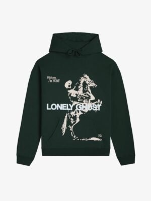 Shop Lonely Ghost You Feel Like Home Pullover Blue Hoodie