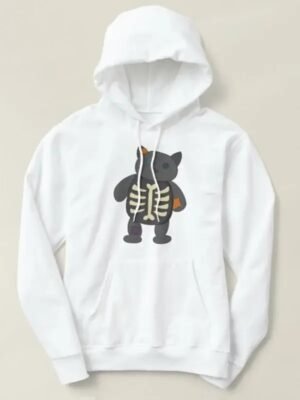 Cute Kitty Skeleton Hoodie