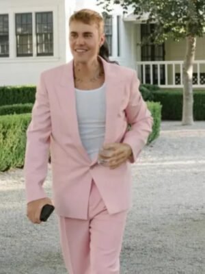 Justin Bieber Pink Suit