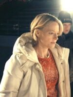 True Detective S4 Jodie Foster White Puffer Jacket