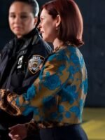 Carrie Preston TV Series Elsbeth S02 Elsbeth Tascioni Floral Cropped Jacket