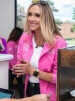 Lara Trump Pink Zip-Up Jacket