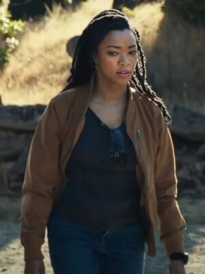 My Dead Friend Zoe 2025 Sonequa Martin-Green Brown Jacket